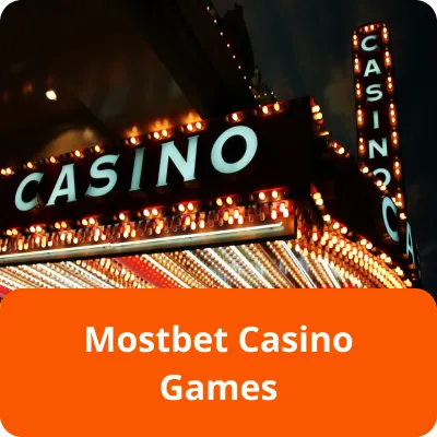 casino Mostbet games